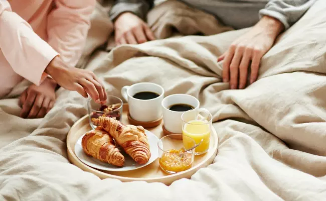 Breakfast in bed

